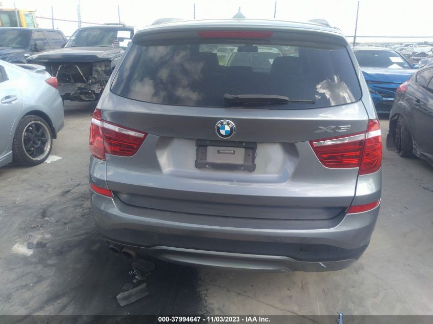 2017 BMW X3 Sdrive28I VIN: 5UXWZ7C37H0V92361 Lot: 37994647