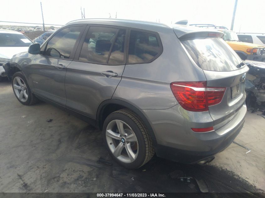 2017 BMW X3 Sdrive28I VIN: 5UXWZ7C37H0V92361 Lot: 37994647