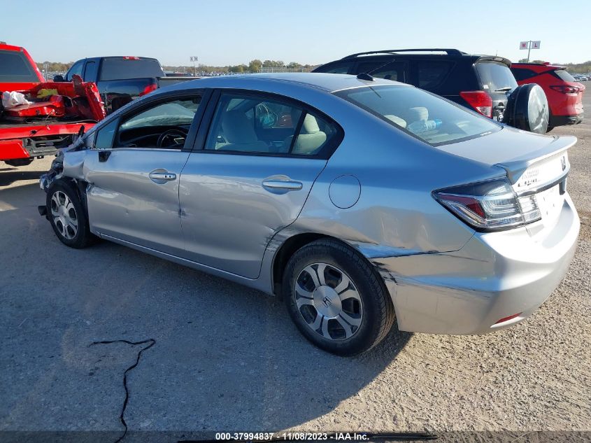 2014 Honda Civic Hybrid VIN: 19XFB4F22EE000231 Lot: 37994837