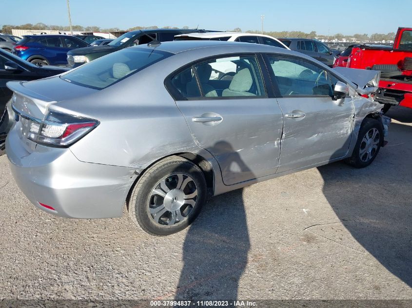 2014 Honda Civic Hybrid VIN: 19XFB4F22EE000231 Lot: 37994837