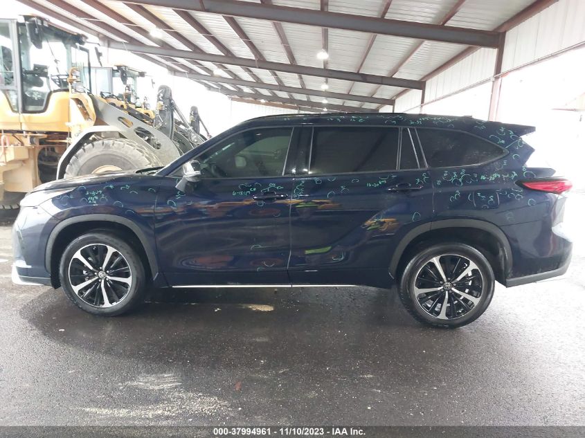 2022 Toyota Highlander Xse VIN: 5TDLZRAH8NS133993 Lot: 37994961