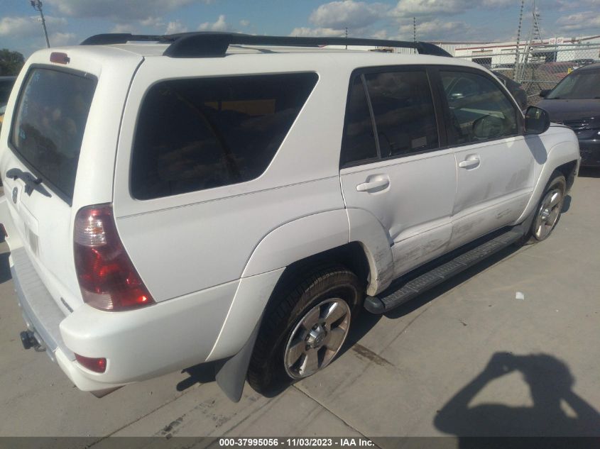 2004 Toyota 4Runner Sr5 V8 VIN: JTEZT14R248003126 Lot: 37995056