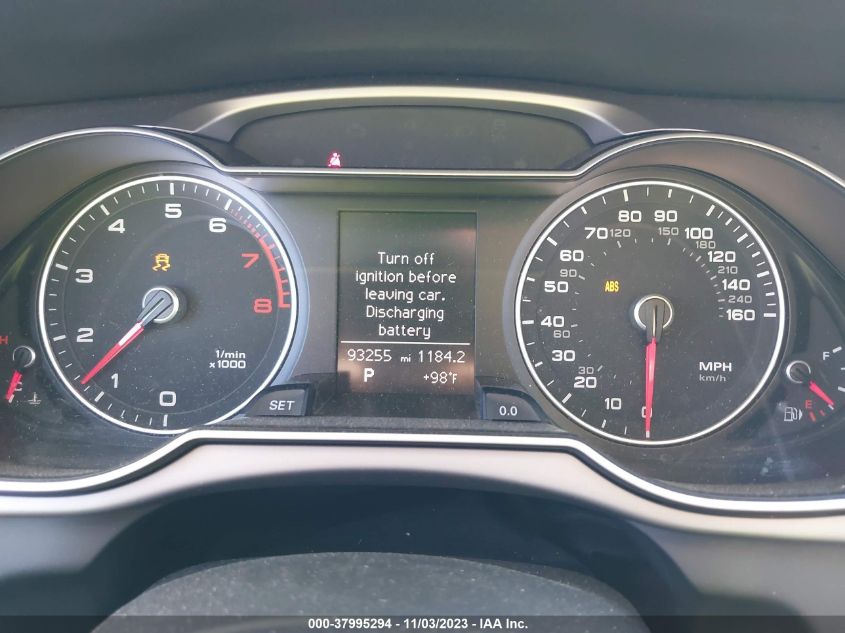 2013 Audi A4 2.0T Premium VIN: WAUBFAFL6DN031385 Lot: 37995294