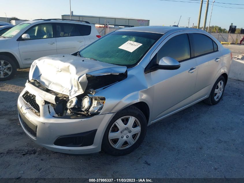 2015 Chevrolet Sonic Ls VIN: 1G1JB5SH3F4154906 Lot: 37995337