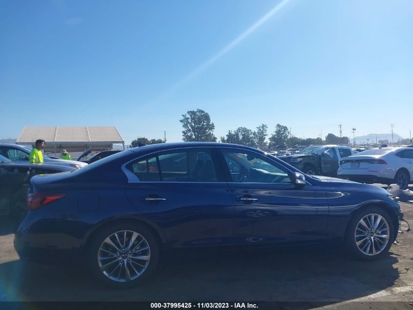 2023 Infiniti Q50 Luxe VIN: JN1EV7BP7PM511740 Lot: 37995425