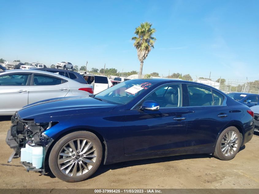 2023 Infiniti Q50 Luxe VIN: JN1EV7BP7PM511740 Lot: 37995425