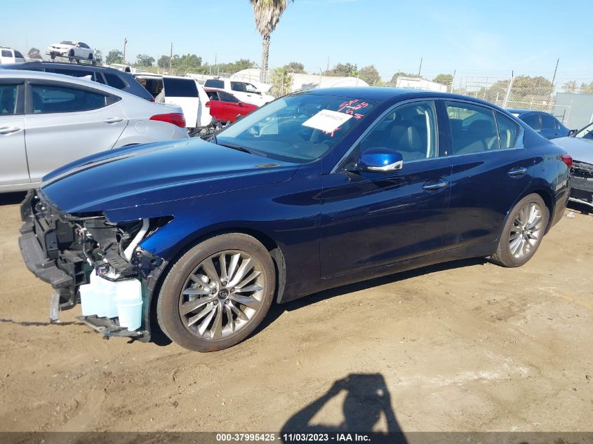 2023 Infiniti Q50 Luxe VIN: JN1EV7BP7PM511740 Lot: 37995425