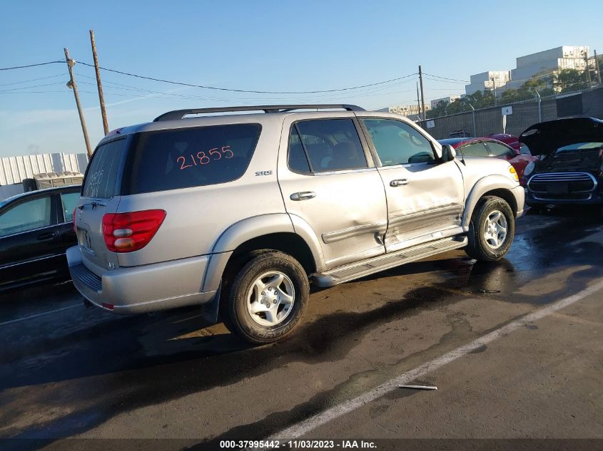 2002 Toyota Sequoia Sr5 VIN: 5TDZT34A32S091655 Lot: 37995442