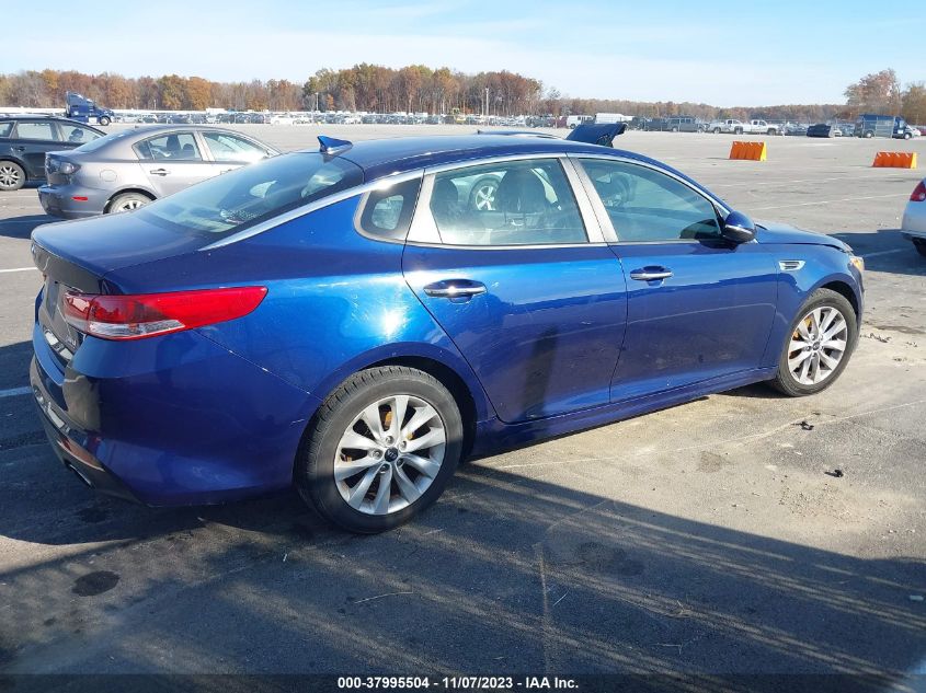 2016 Kia Optima Lx VIN: 5XXGT4L34GG052968 Lot: 37995504