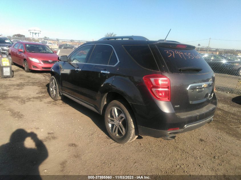 2016 Chevrolet Equinox Ltz VIN: 2GNFLGE38G6267098 Lot: 37995560