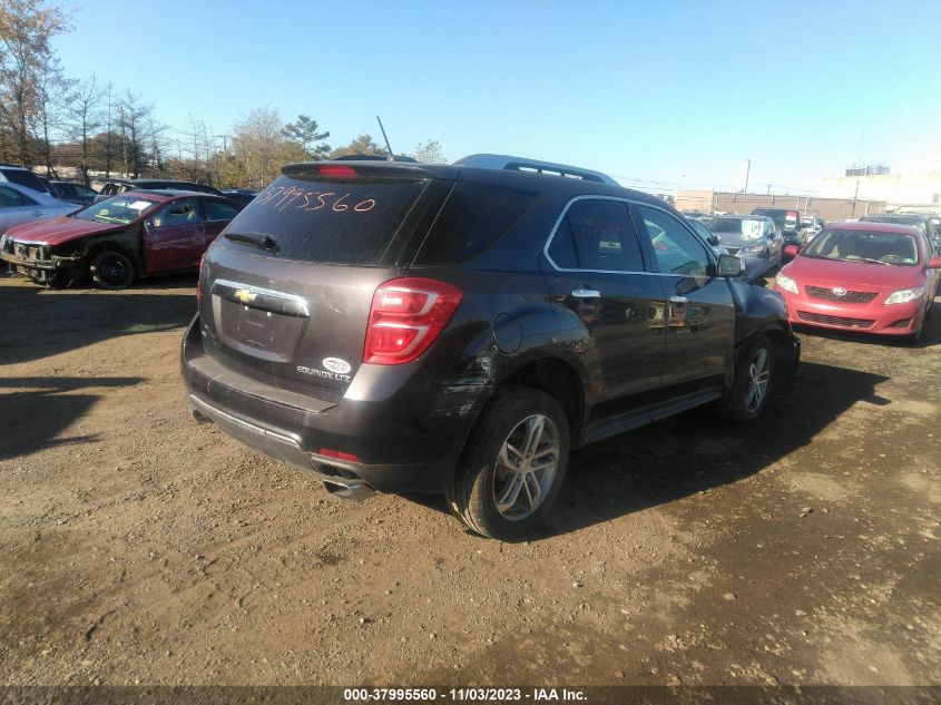 2016 Chevrolet Equinox Ltz VIN: 2GNFLGE38G6267098 Lot: 37995560