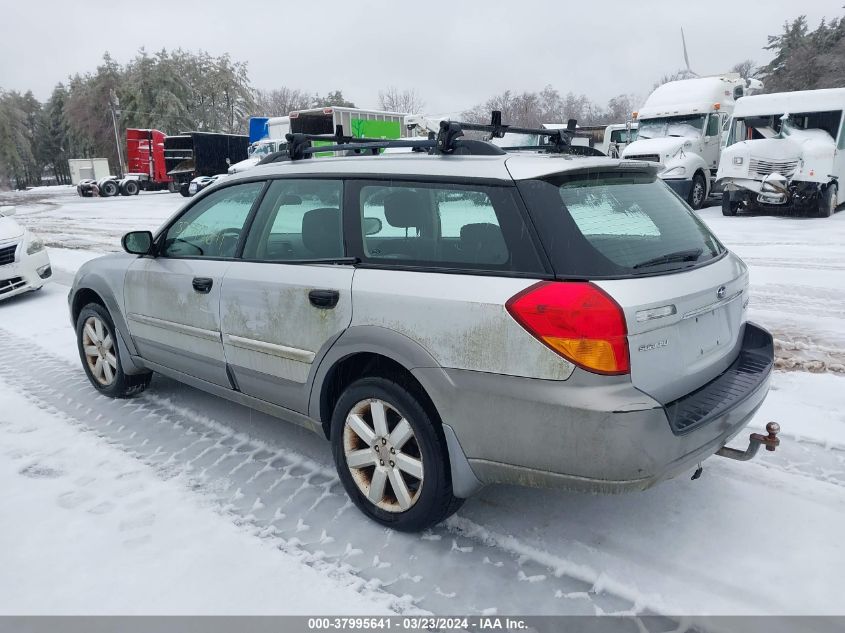 2007 Subaru Outback 2.5I/2.5I Basic/2.5I L.l. Bean Edition VIN: 4S4BP61C377344984 Lot: 37995641