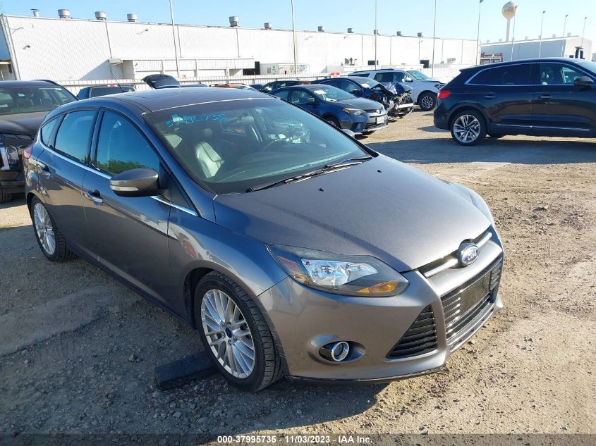 2014 Ford Focus Titanium VIN: 1FADP3N22EL293758 Lot: 37995735