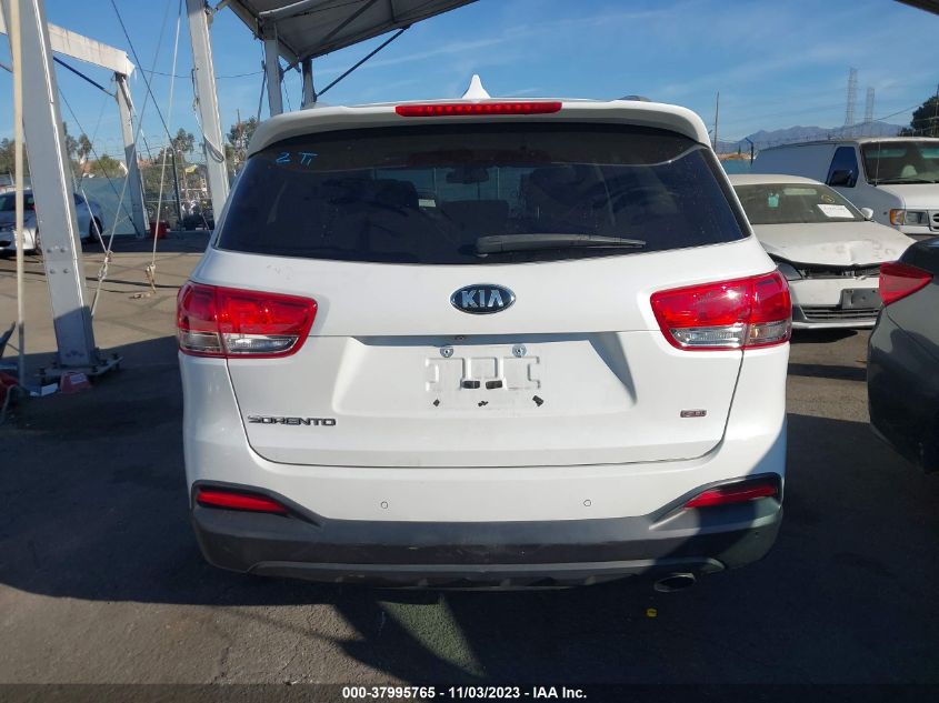 2017 Kia Sorento 2.4L Lx VIN: 5XYPG4A35HG261091 Lot: 37995765