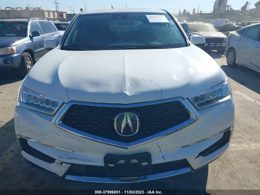 2018 Acura Mdx W/Technology Pkg VIN: 5J8YD3H57JL001334 Lot: 37996001