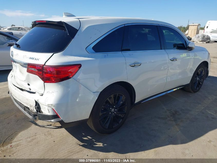 2018 Acura Mdx W/Technology Pkg VIN: 5J8YD3H57JL001334 Lot: 37996001