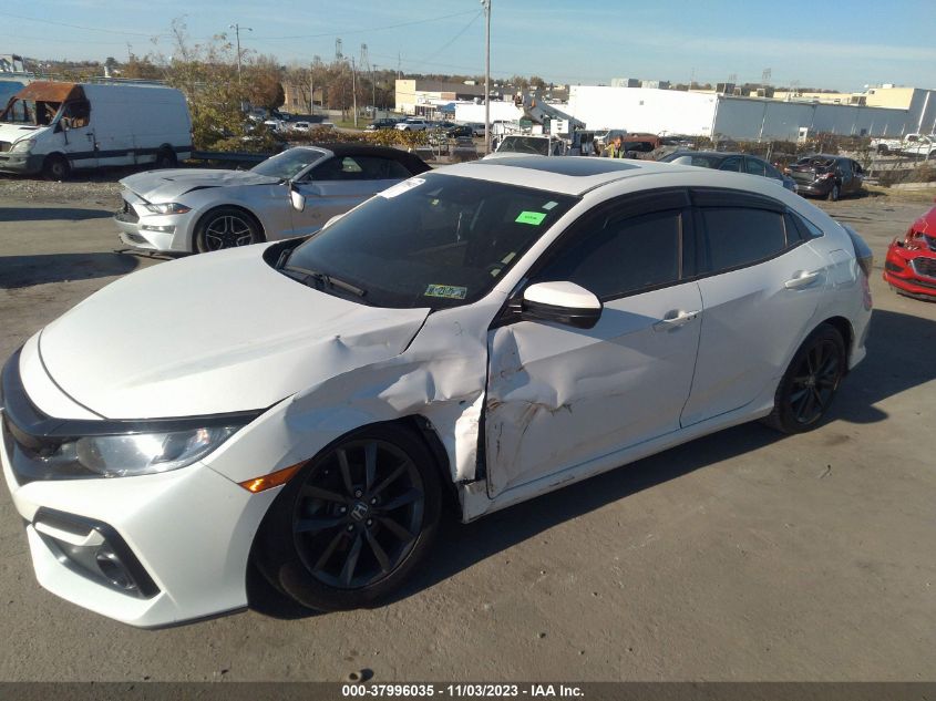 2020 Honda Civic Ex VIN: SHHFK7H6XLU408385 Lot: 37996035