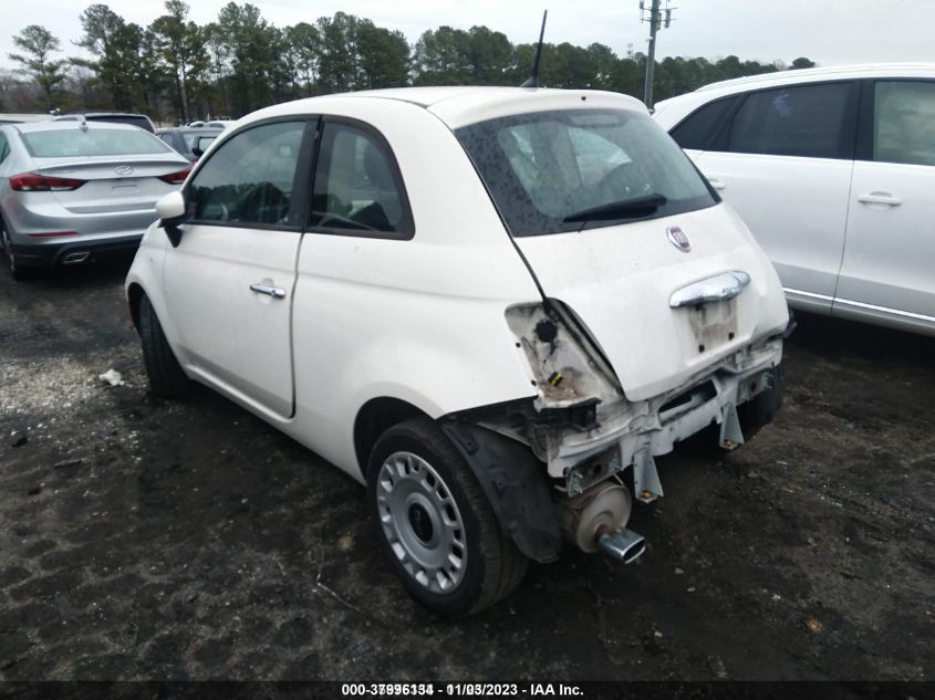 2013 Fiat 500 Pop VIN: 3C3CFFARXDT665013 Lot: 37996134