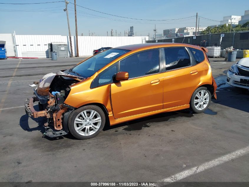 2009 Honda Fit Sport VIN: JHMGE88639S058417 Lot: 37996188