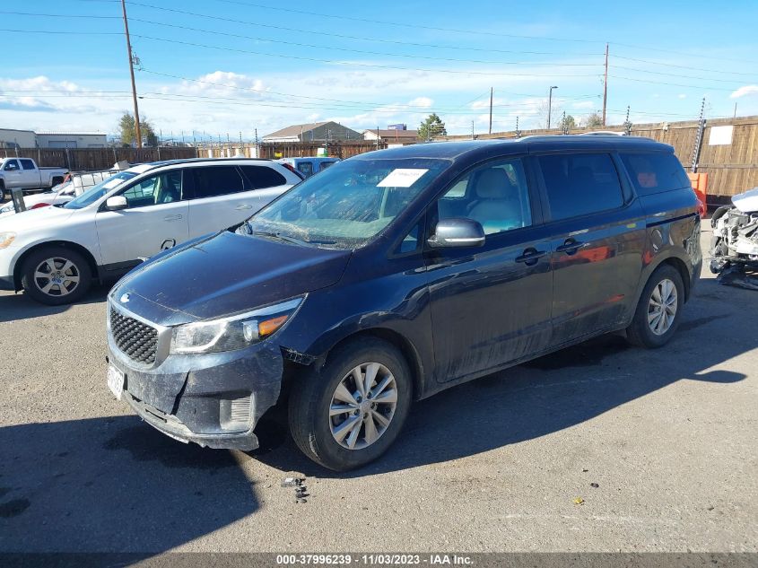 2015 Kia Sedona Lx VIN: KNDMB5C1XF6080023 Lot: 37996239