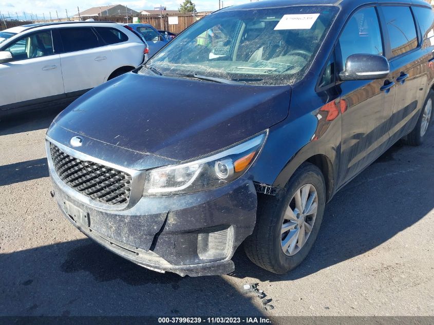 2015 Kia Sedona Lx VIN: KNDMB5C1XF6080023 Lot: 37996239