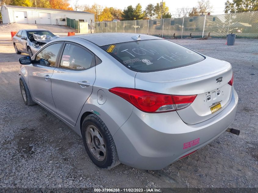 2013 Hyundai Elantra Gls VIN: 5NPDH4AE4DH381839 Lot: 37996288