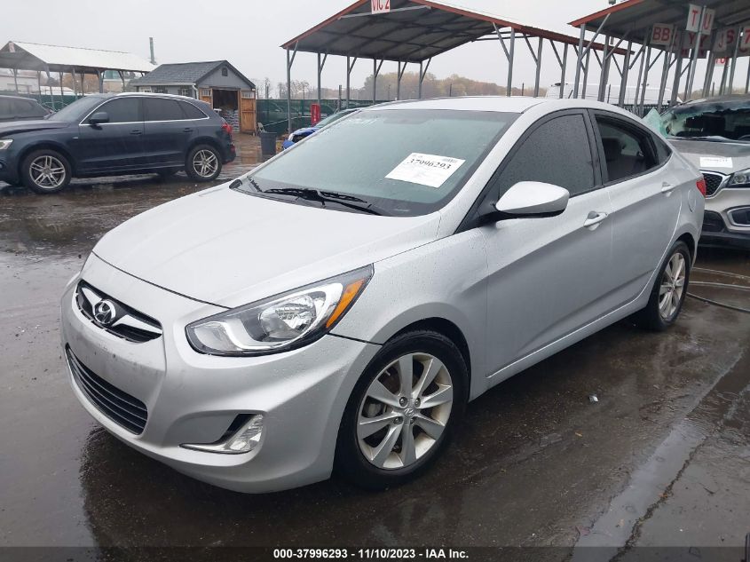 2013 Hyundai Accent Gls VIN: KMHCU4AE3DU316151 Lot: 37996293