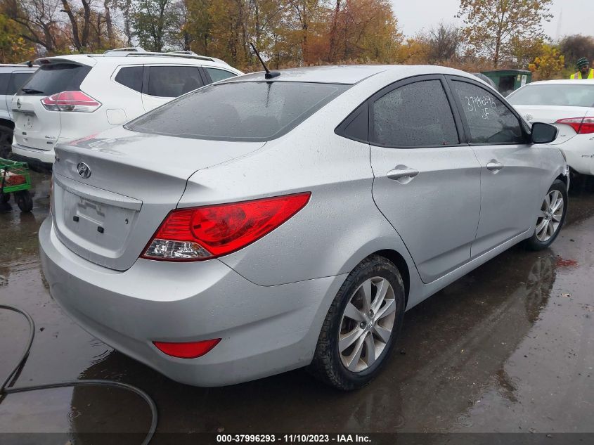 2013 Hyundai Accent Gls VIN: KMHCU4AE3DU316151 Lot: 37996293