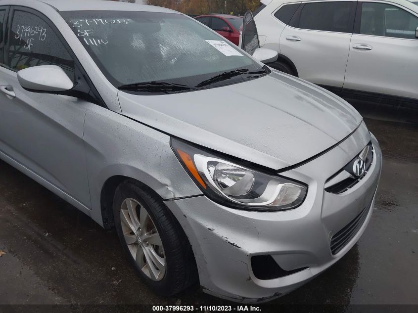 2013 Hyundai Accent Gls VIN: KMHCU4AE3DU316151 Lot: 37996293