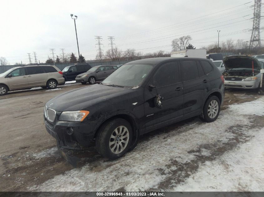 2011 BMW X3 xDrive28I VIN: 5UXWX5C55BL715026 Lot: 37996543