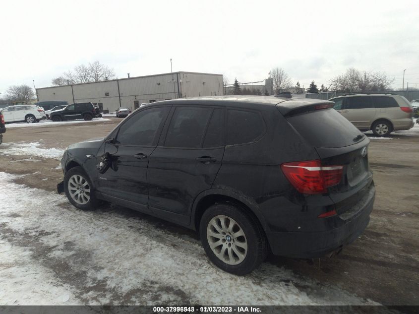 2011 BMW X3 xDrive28I VIN: 5UXWX5C55BL715026 Lot: 37996543