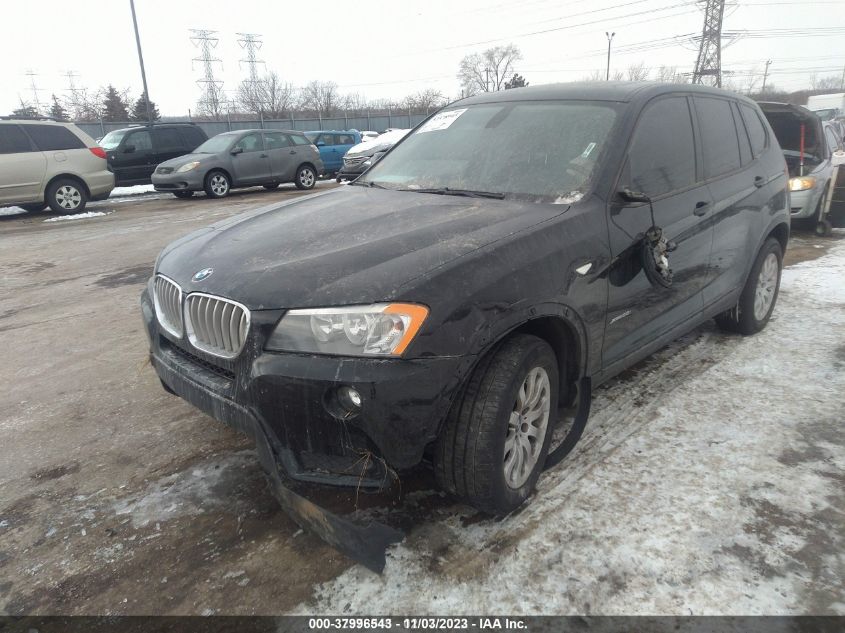 2011 BMW X3 xDrive28I VIN: 5UXWX5C55BL715026 Lot: 37996543