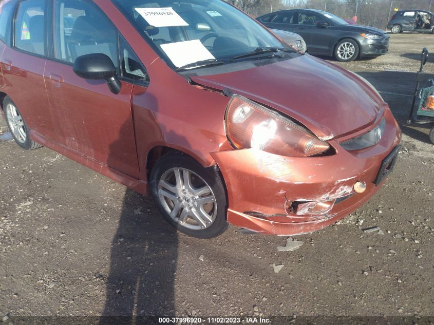 2007 Honda Fit Sport VIN: JHMGD38627S061294 Lot: 37996920