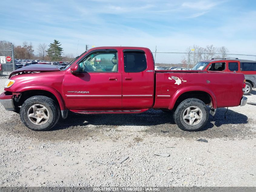 2000 Toyota Tundra Ltd V8 VIN: 5TBBT4812YS061386 Lot: 37997231