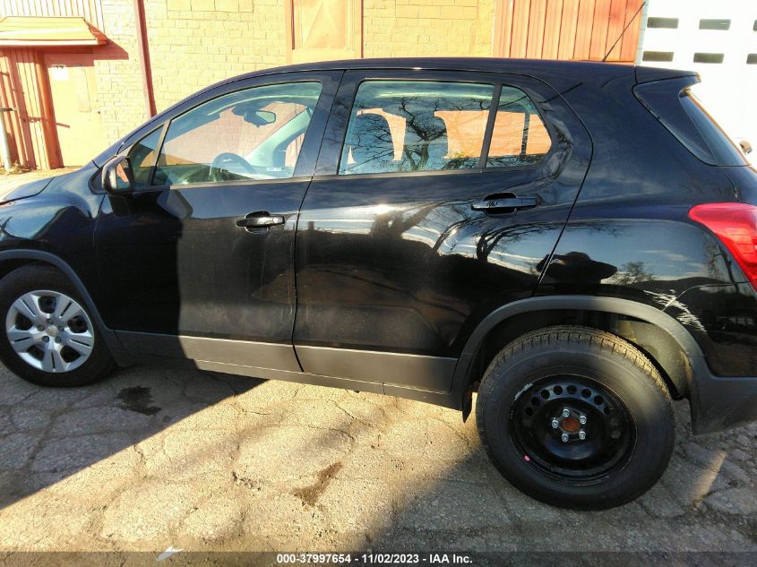 2018 Chevrolet Trax Ls VIN: 3GNCJKSB6JL25702 Lot: 37997654