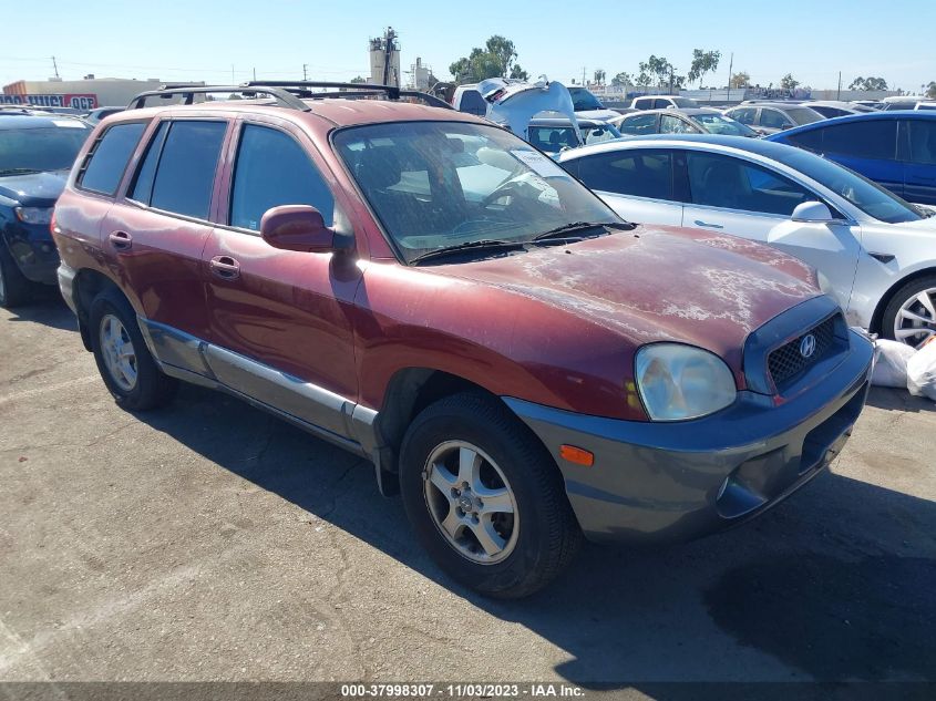 2002 Hyundai Santa Fe Gls/Lx VIN: KM8SC73D12U251897 Lot: 39092808