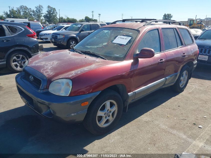 2002 Hyundai Santa Fe Gls/Lx VIN: KM8SC73D12U251897 Lot: 39092808