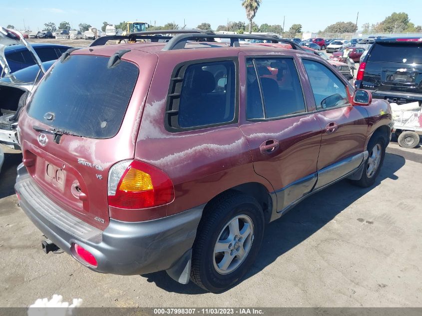 2002 Hyundai Santa Fe Gls/Lx VIN: KM8SC73D12U251897 Lot: 39092808