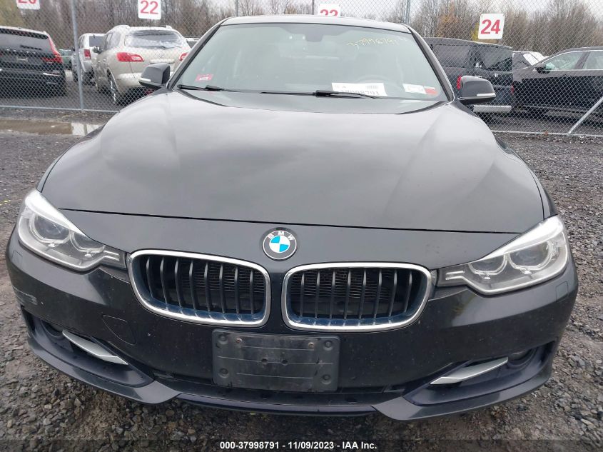 2013 BMW 335I xDrive VIN: WBA3B9G52DNP39695 Lot: 37998791