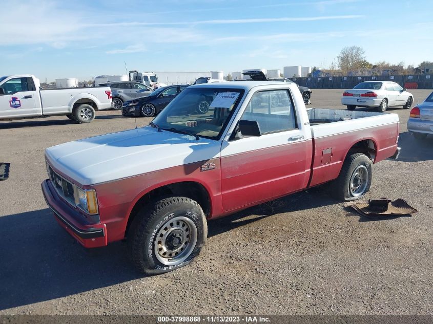 1986 GMC S Truck S15 VIN: 1GTCT14R9G2515256 Lot: 37998868