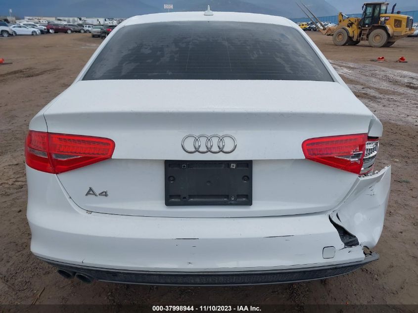 2014 Audi A4 2.0T Premium VIN: WAUAFAFL3EA077227 Lot: 37998944