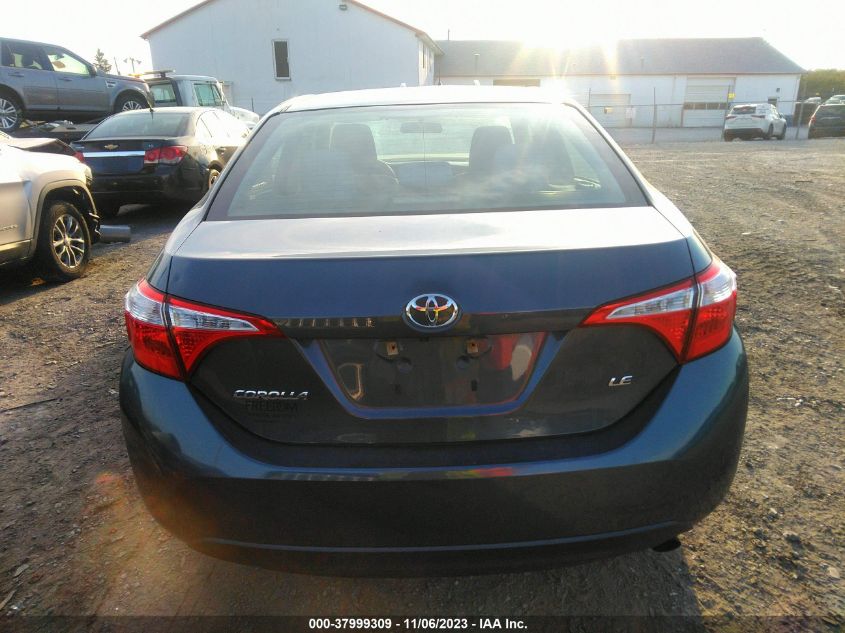 2016 Toyota Corolla Le VIN: 2T1BURHE4GC696556 Lot: 37999309