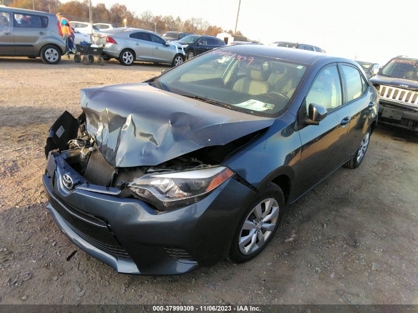 2016 Toyota Corolla Le VIN: 2T1BURHE4GC696556 Lot: 37999309