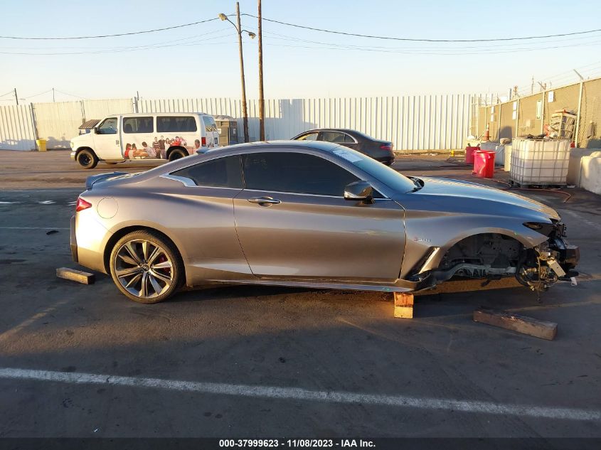 JN1FV7EK0KM360334 2019 Infiniti Q60 3.0T Red Sport 400