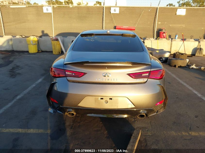 2019 Infiniti Q60 3.0T Red Sport 400 VIN: JN1FV7EK0KM360334 Lot: 37999623