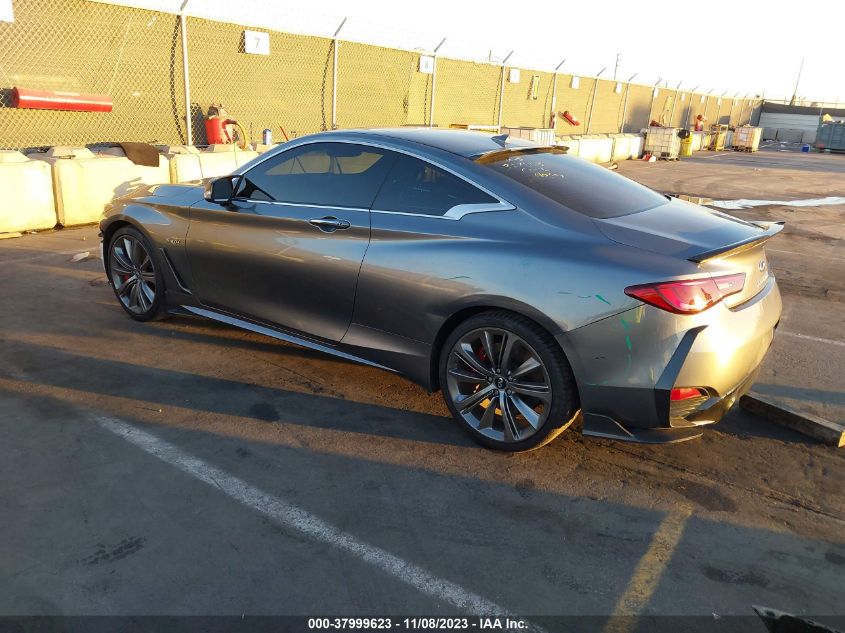 JN1FV7EK0KM360334 2019 Infiniti Q60 3.0T Red Sport 400