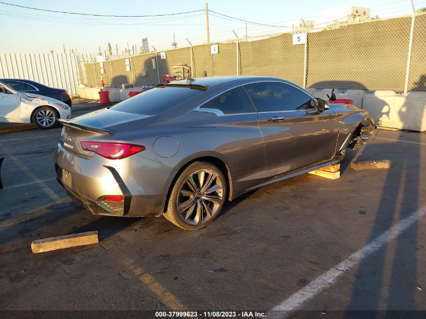 JN1FV7EK0KM360334 2019 Infiniti Q60 3.0T Red Sport 400