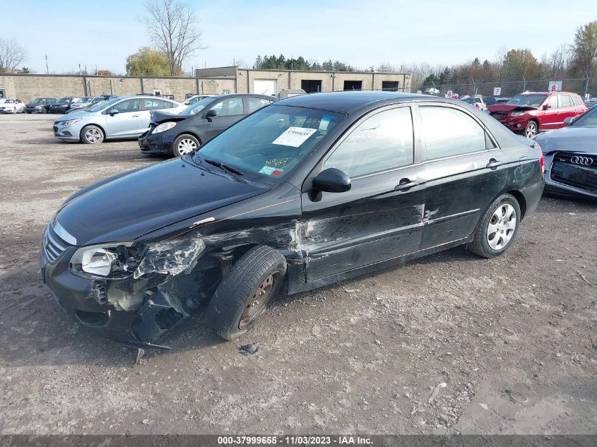 KNAFE222495601169 2009 Kia Spectra Lx