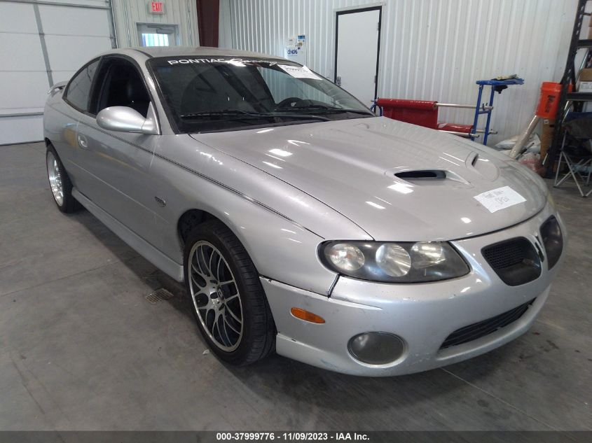 2005 Pontiac Gto VIN: 6G2VX12U05L377156 Lot: 37999776