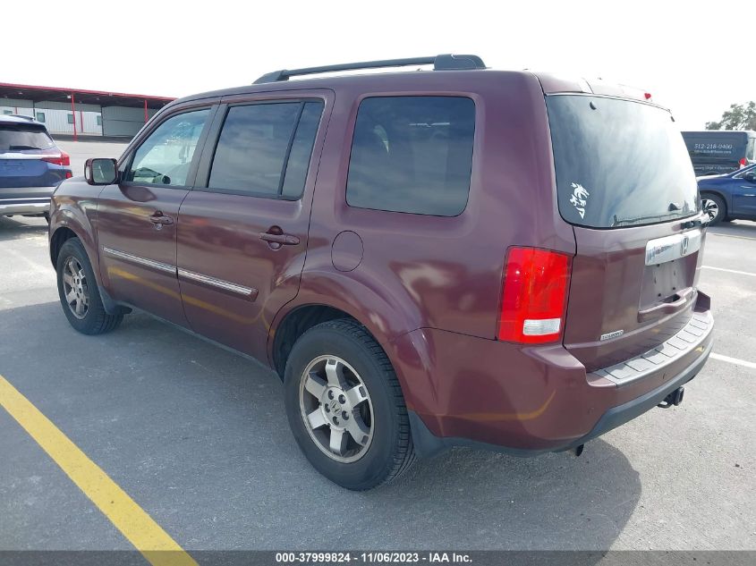 2011 Honda Pilot Touring VIN: 5FNYF3H91BB030201 Lot: 37999824